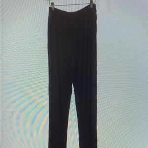 LULU'S M black straight leg elastic waist pocket lounge pants NEW B165